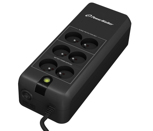 POWERWALKER OFFLINE 600VA 6X 230V PL OUT APFC - Wygląd Listwy VFD 600 APFC FR - 253670 - zdjęcie